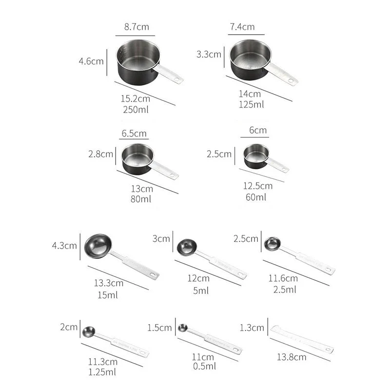 Premium Stackable Measuring Spoon Set - Image 7