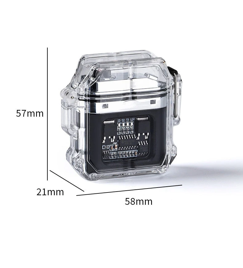 Prismatic Rainbow Windproof Double Arc Lighter - Image 5