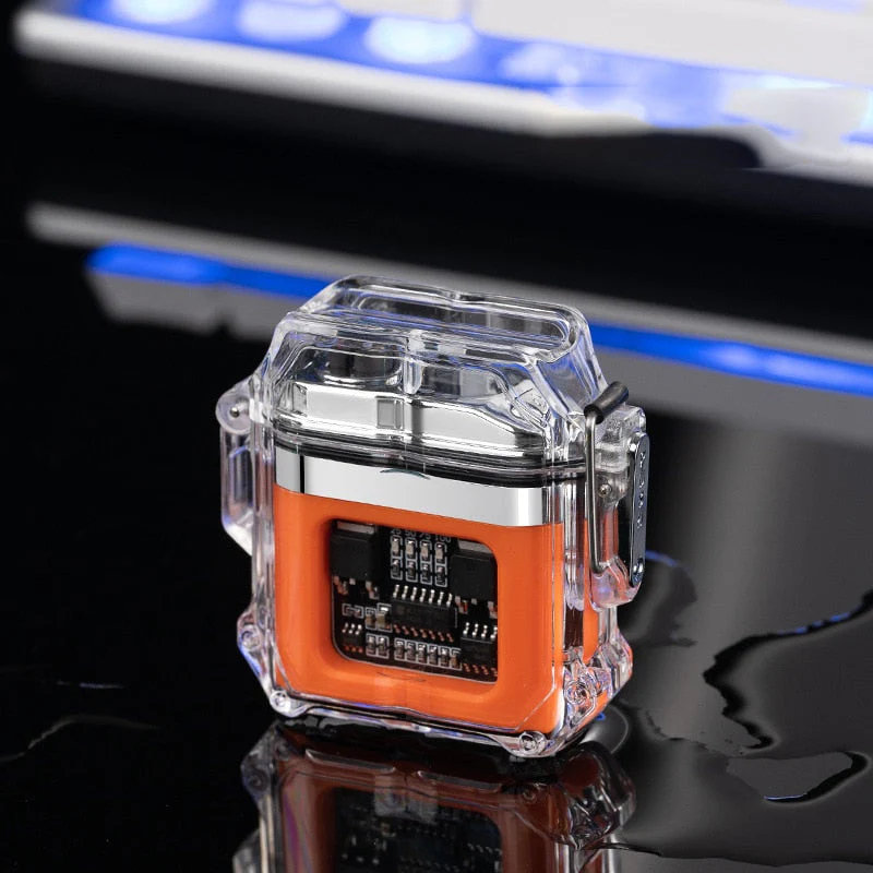 Prismatic Rainbow Windproof Double Arc Lighter - Image 7