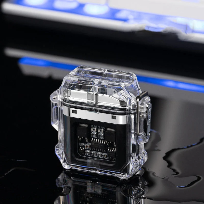 Prismatic Rainbow Windproof Double Arc Lighter - Image 8