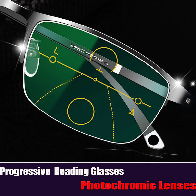 Progressive Multifocal Anti-Blue Light Glasses - Image 2
