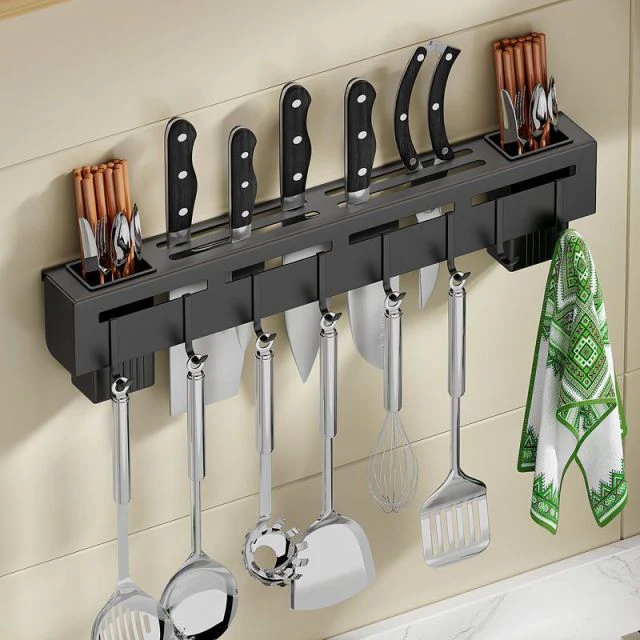 Punch-free Kitchen Tableware Storage Rack - Image 8