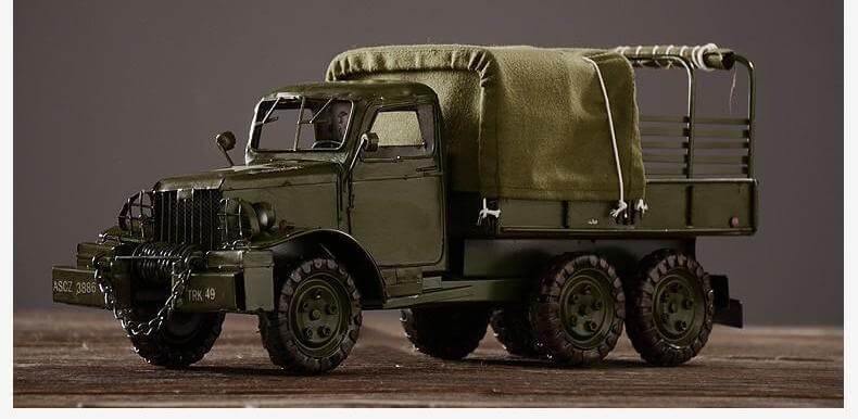 Pure Handmade Vintage WW2 Retro Military Truck - Image 4