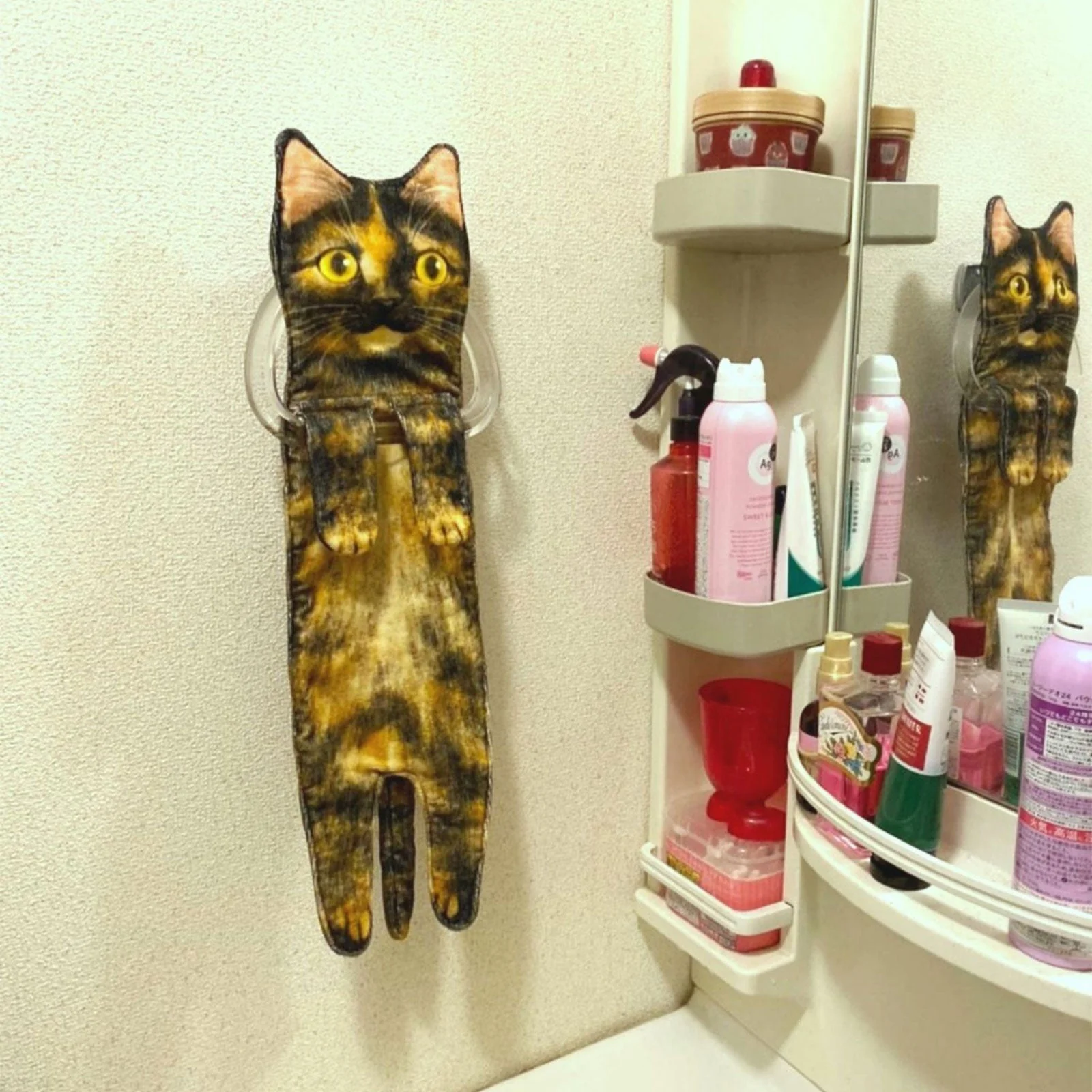 Quick-Dry Cat Soft Hand Towels - Image 12