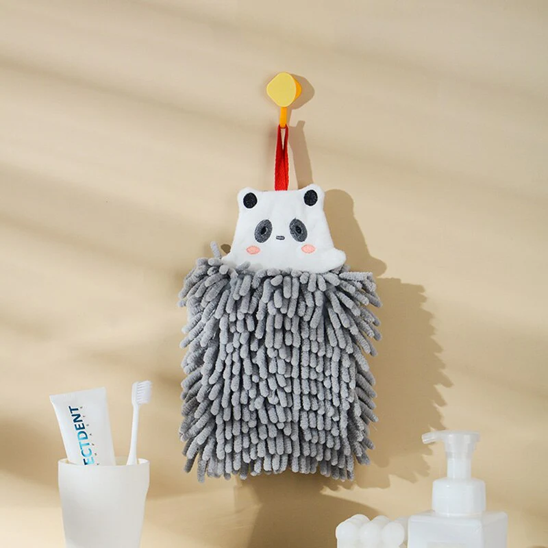 Quick Water Absorber Bear Plush Hand Towel - Image 8