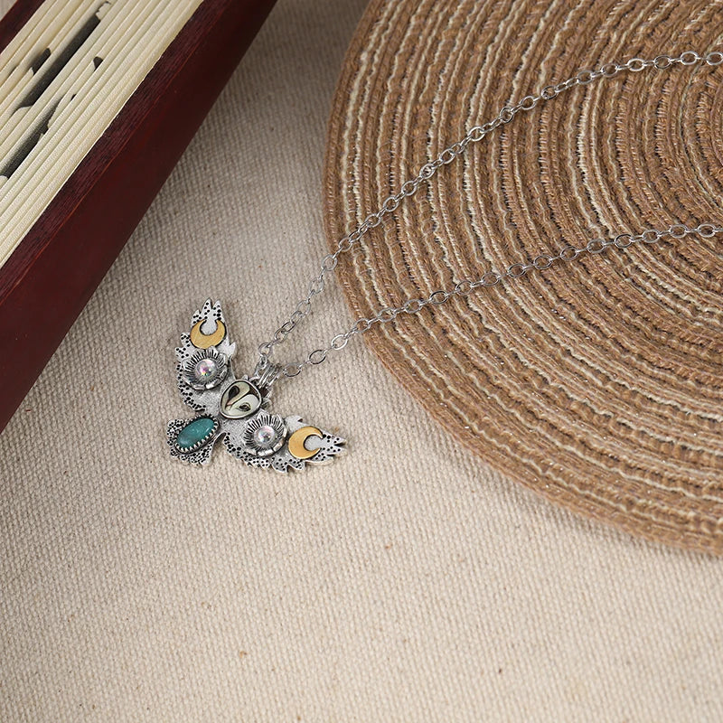 Quiet Watcher Owl Charm Necklace - Image 6