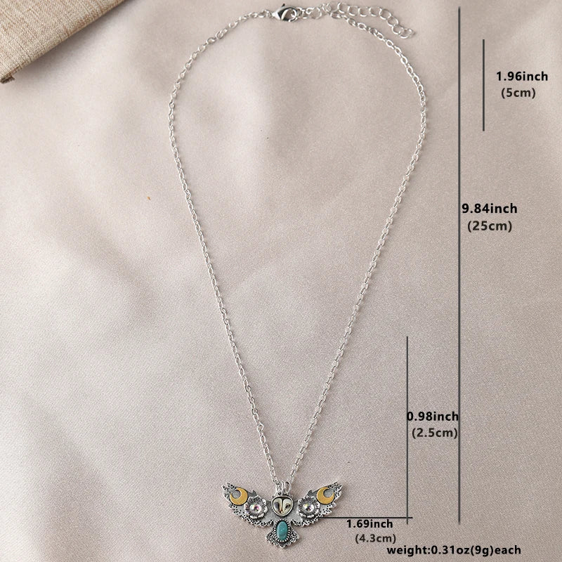 Quiet Watcher Owl Charm Necklace - Image 7