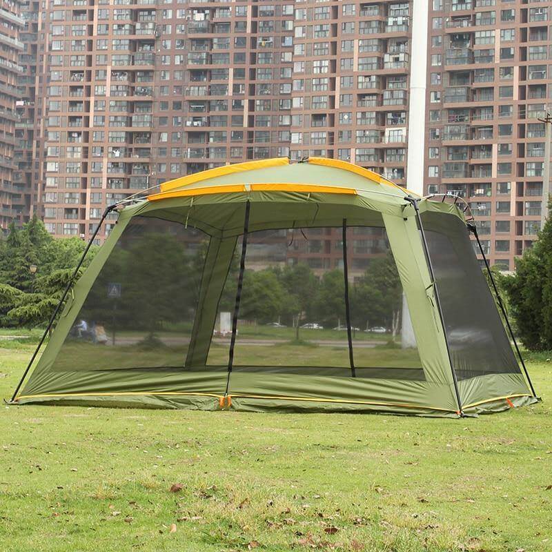 Rainproof Double Layer Sun-Shading Camping Tent - Image 2