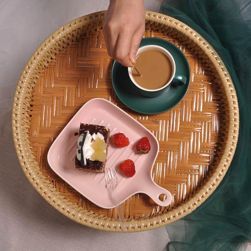 Rattan Picnic Tray Table - Image 8