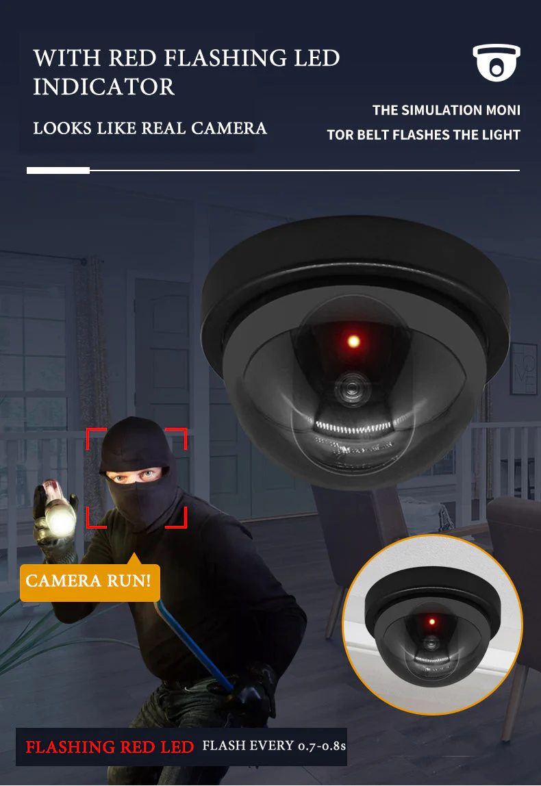 Realistic Anti-Thief Dummy Security Camera - Image 7