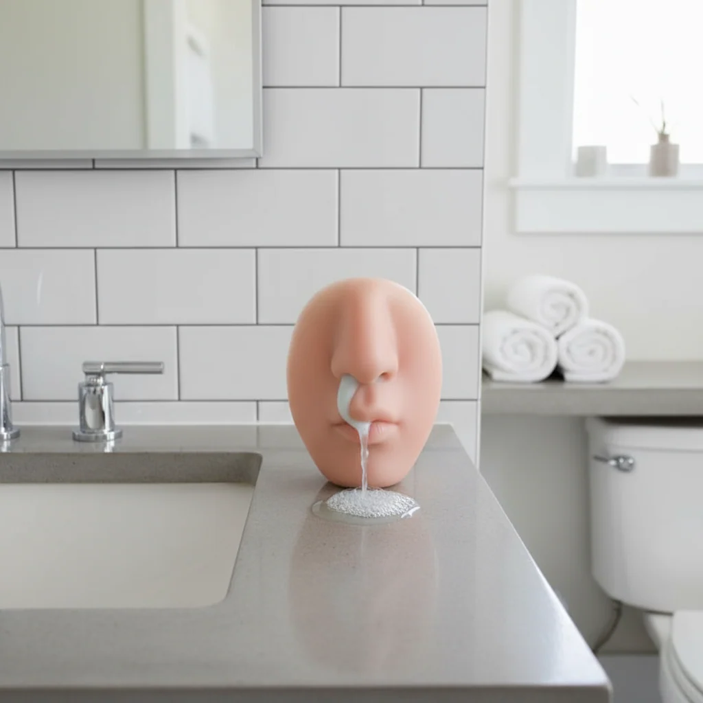 Realistic Nose Shape Wall-Mounted Prank Soap Dispenser - Image 5