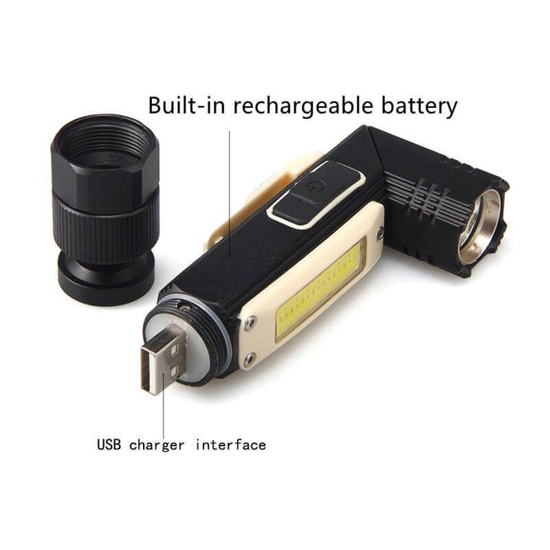 Rechargeable Magnetic Adjustable Camping Flashlight - Image 10