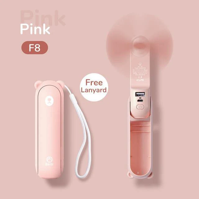 Rechargeable Portable Handheld Foldable Mini Fan - Image 19