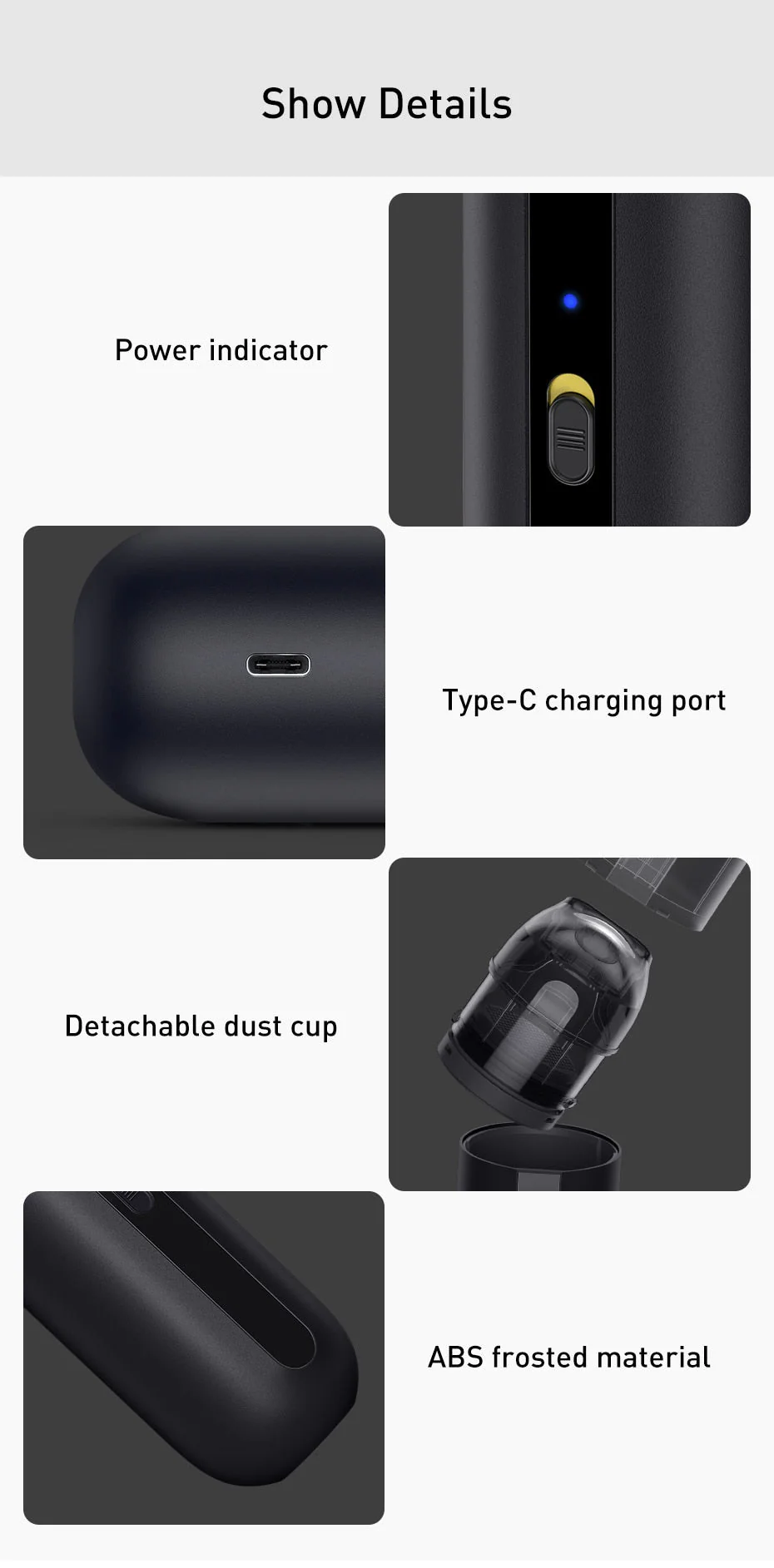 Rechargeable Wireless Quick Car Vacuum Cleaner - Image 8