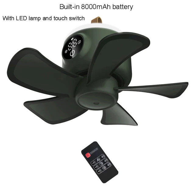 Remote Control Air Cooler Ceiling Fan - Image 3