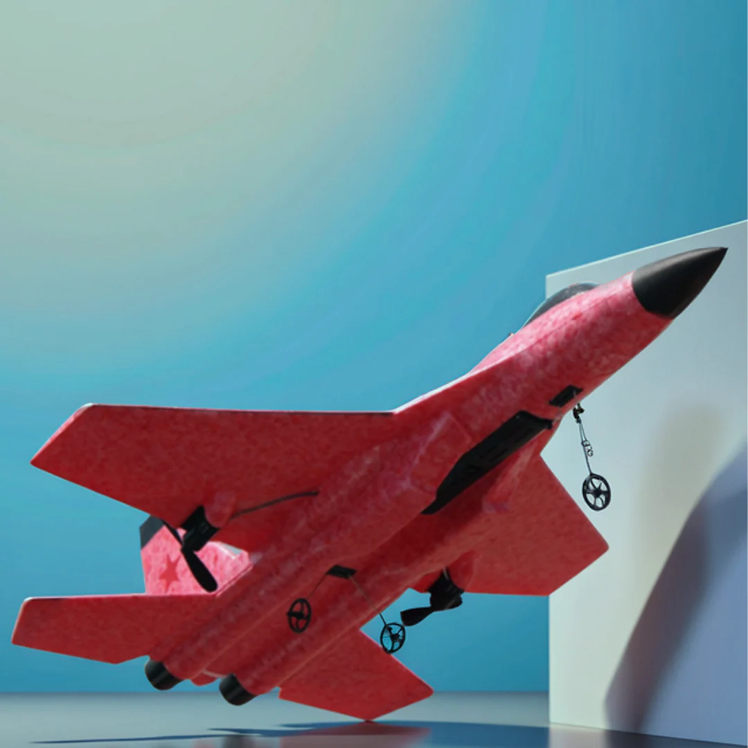 Remote Control Foam Fighter Airplane Toy - Image 2