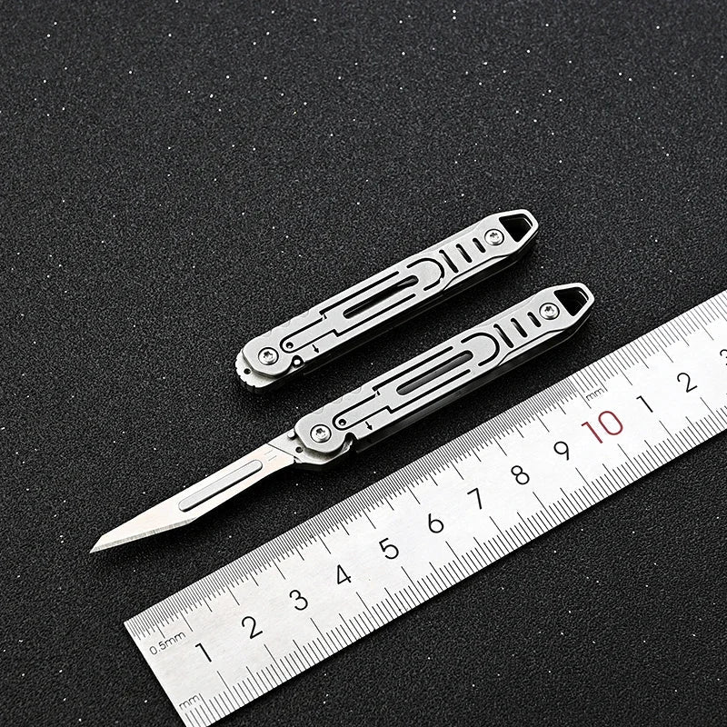 Replaceable Blades Foldable EDC Knife - Image 7