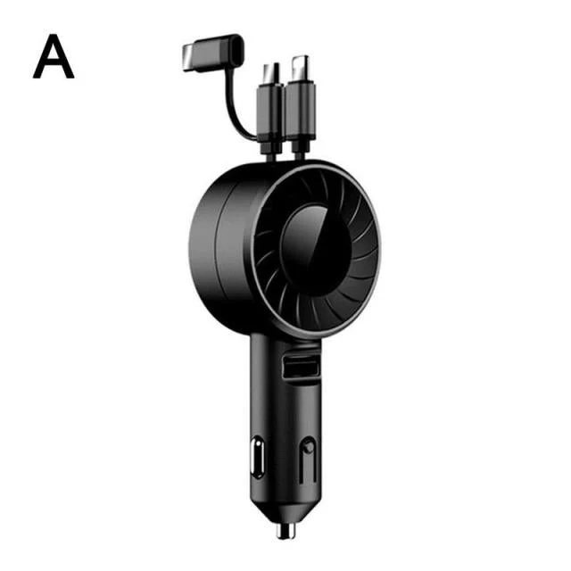 Retractable Car Lighter Fast Charger Cable - Image 9