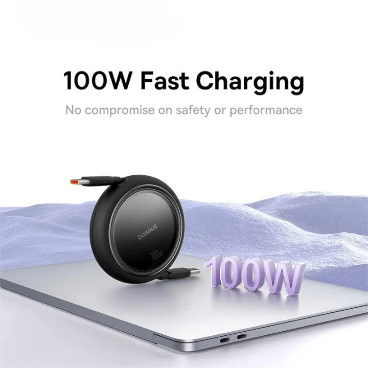 Retractable Compact Ultra Fast Charging Cable - Image 4