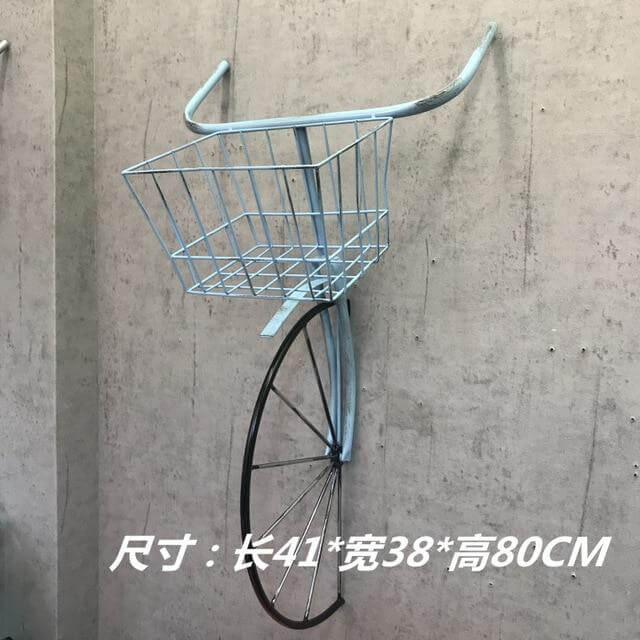 Retro Creative Iron Bicycle Head Wall Decor - Image 6