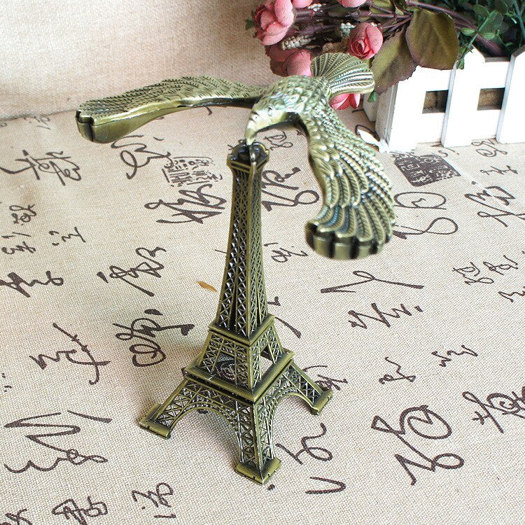 Retro Eagle Tower Balance Figurines - Image 4