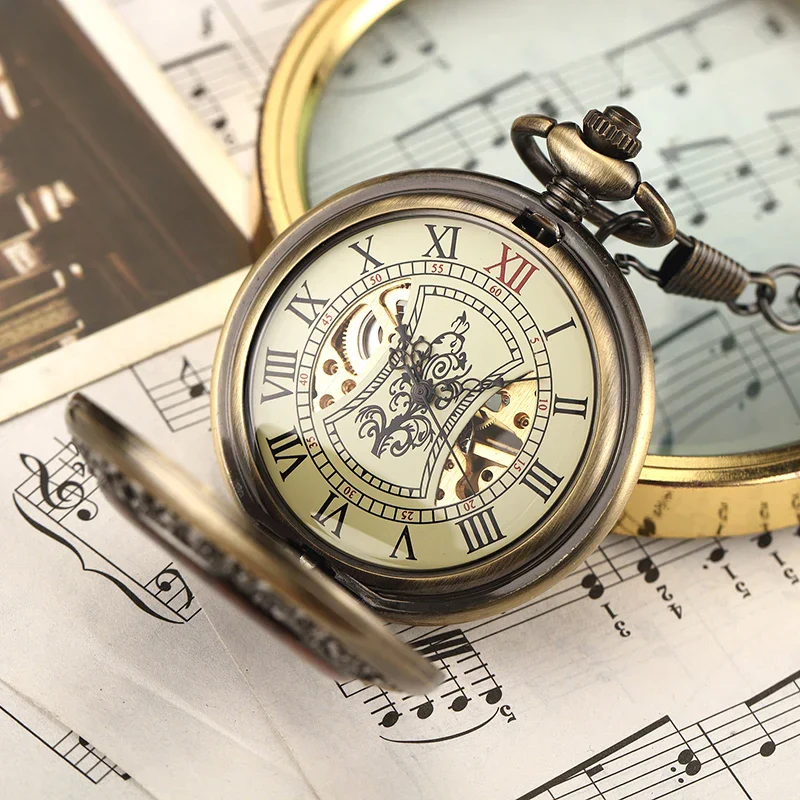 Retro Europe Rhythm Wood Pocket Watch - Image 2