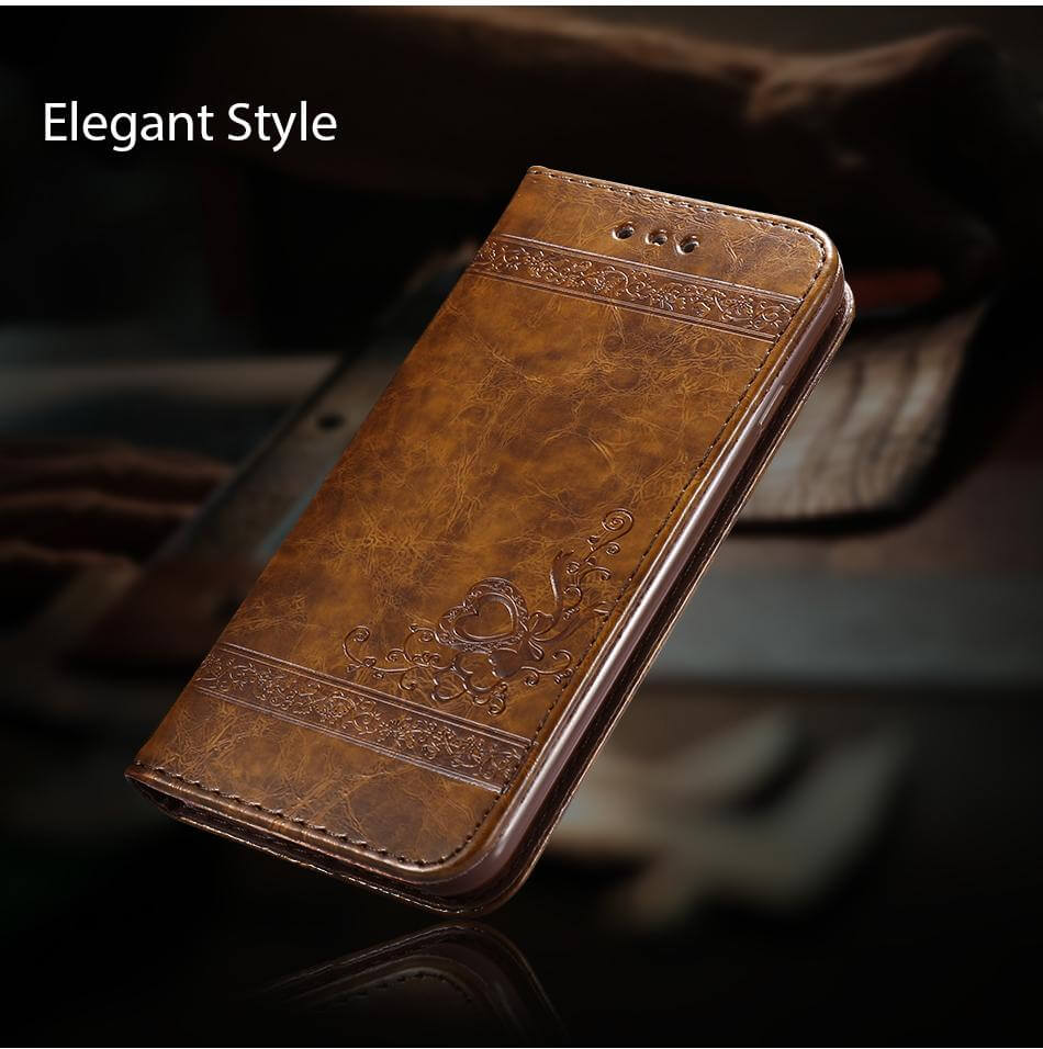Retro Leather Case For iPhone Models - Image 4