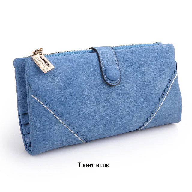 Retro Matte Leather Women Purses - Image 6
