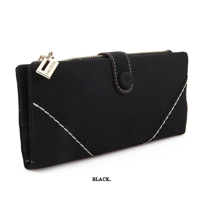 Retro Matte Leather Women Purses - Image 7