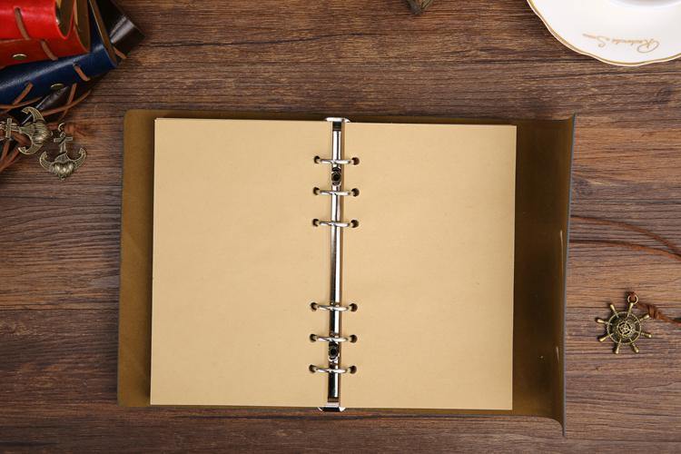 Retro PU Leather Pirate Spiral Notebook - Image 13