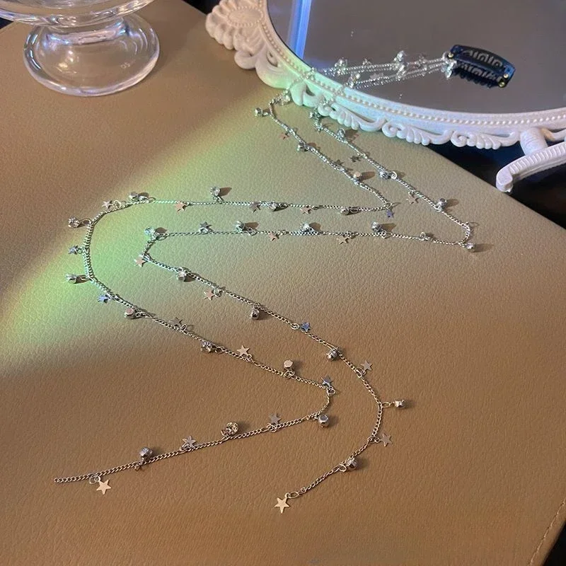 Rhinestone Tassel Glamorous Hair Chain - Image 4