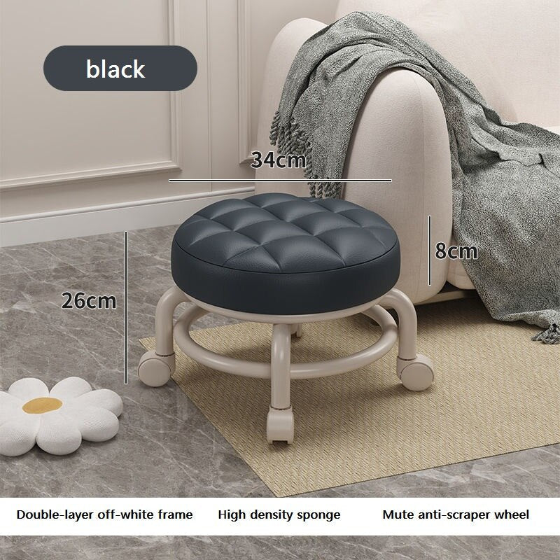 RollEase Mini Rolling Elegant Low Stool - Image 11