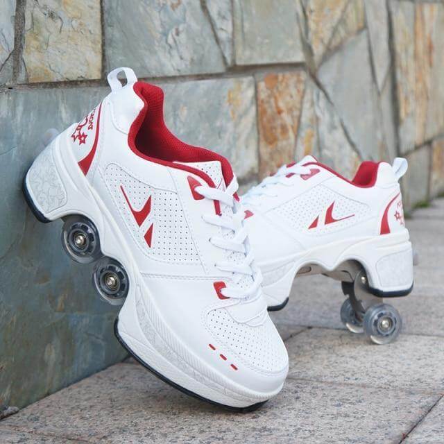 Roller Skate Double Wheels Sneakers - Image 11
