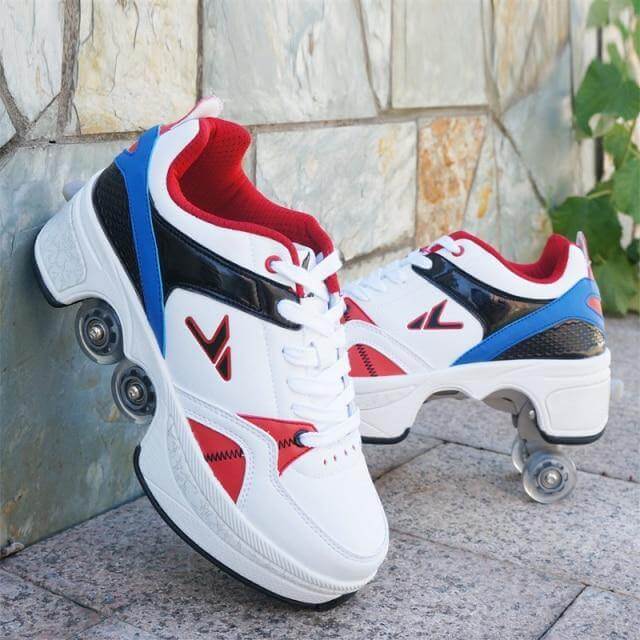 Roller Skate Double Wheels Sneakers - Image 13