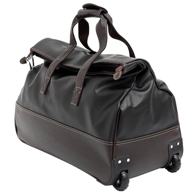 Rolling Leather Luggage Waterproof Suitcase - Image 10