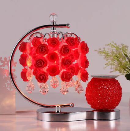 Rose Table Lamp with Aromatherapy Cup - Image 5