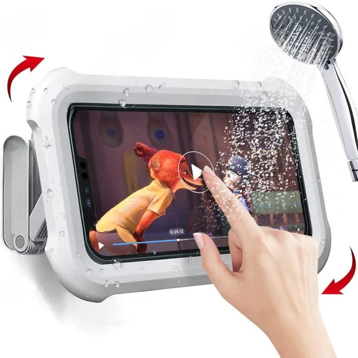 Rotatable Waterproof Shower Buddy Phone Holder - Image 2