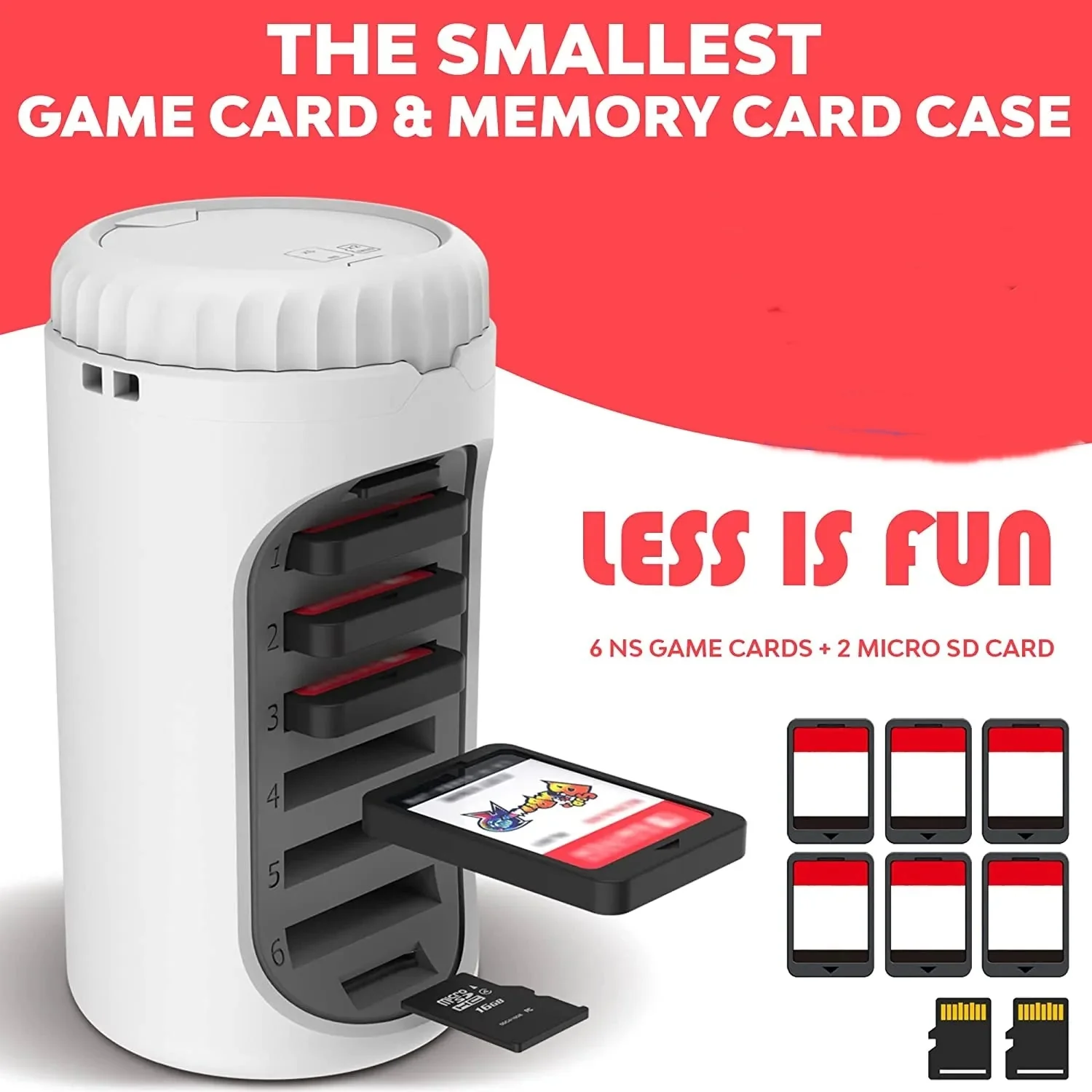 Rotating Memory Card Holder Organizer - Image 4