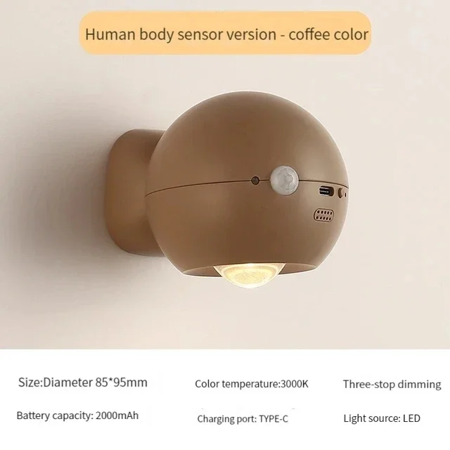 Rotating Mini Magnetic Rechargeable Wall Lamp - Image 9