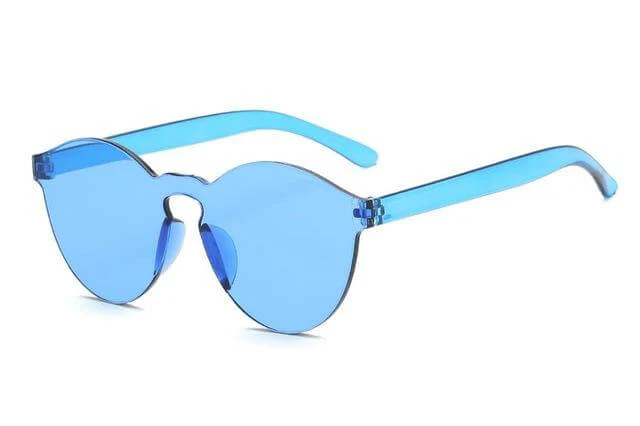 Round Mirror Sunglasses - Image 4