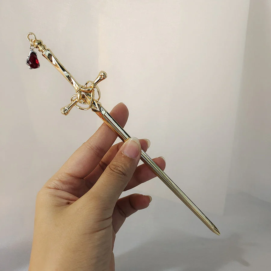 Royal Knight Sword Hairpin - Image 9