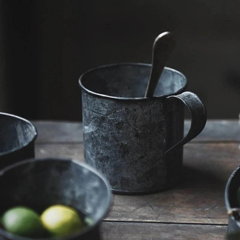 Rustic Wrought Iron Serving Set - Image 4