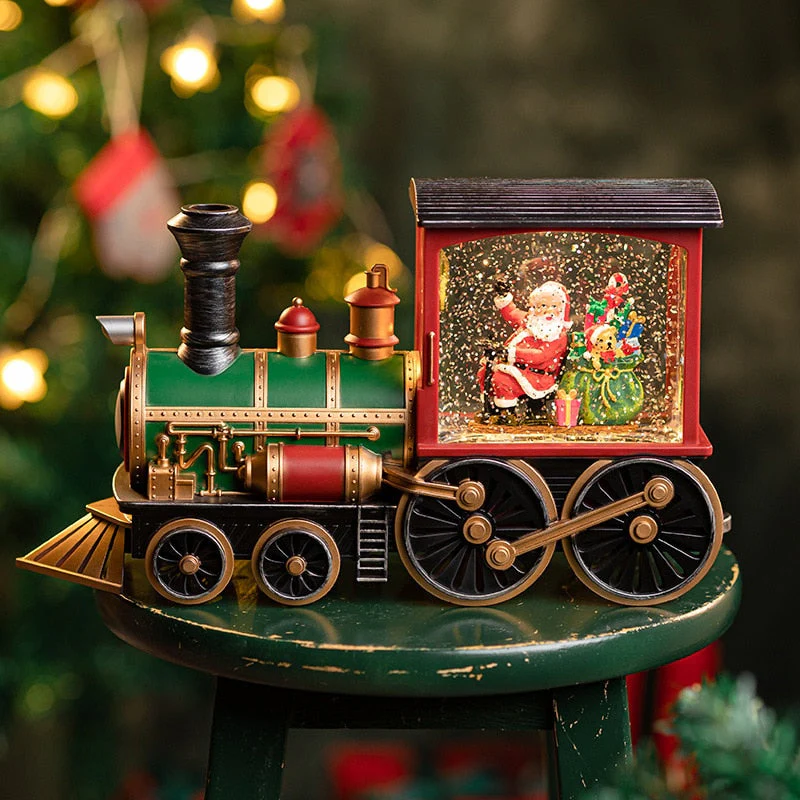 Santa Claus Christmas Train Music Box - Image 4