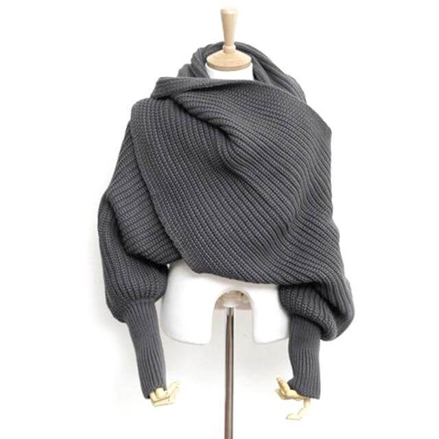 Scarf With Sleeves - Image 8