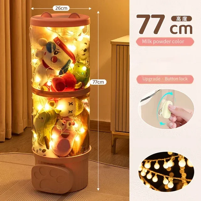 See-Through Toy Storage Kids Room Organizer Cube - Image 9