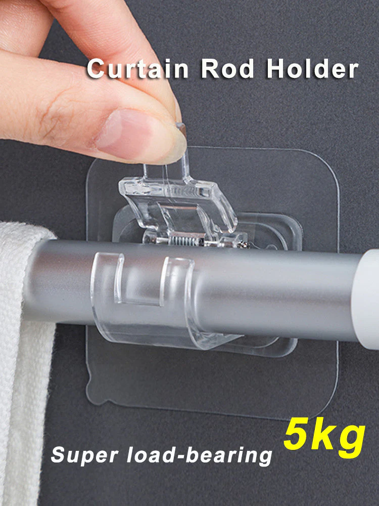 Self Adhesive Curtain Rod Holder - Image 7