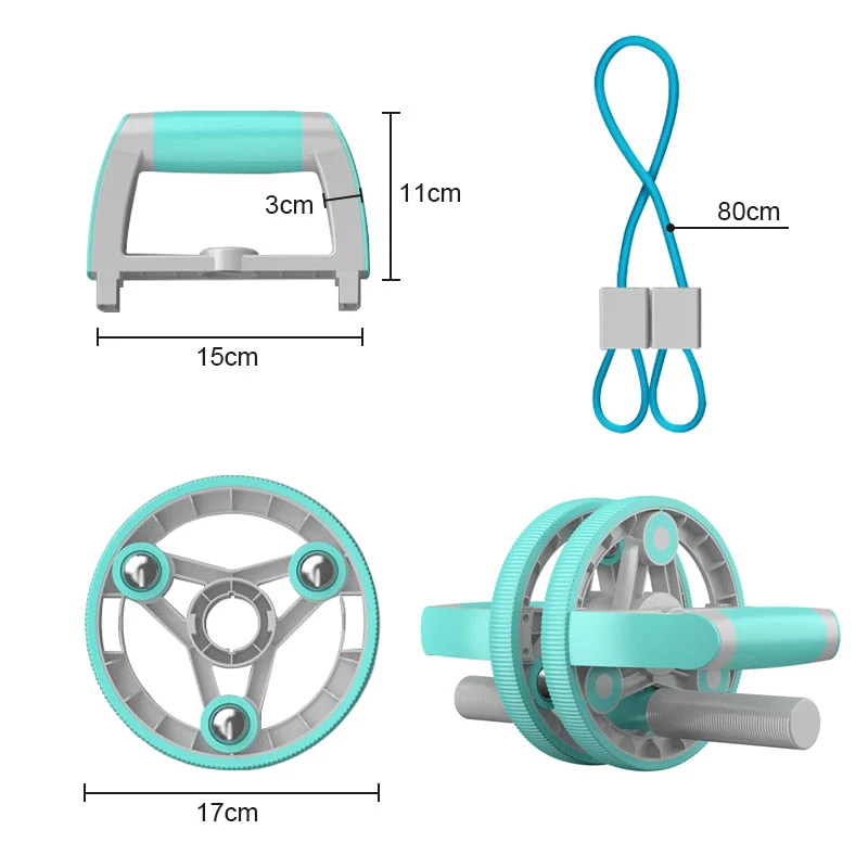 Self-Retracting Home Fitness Abdominal Wheel Roller - Image 9