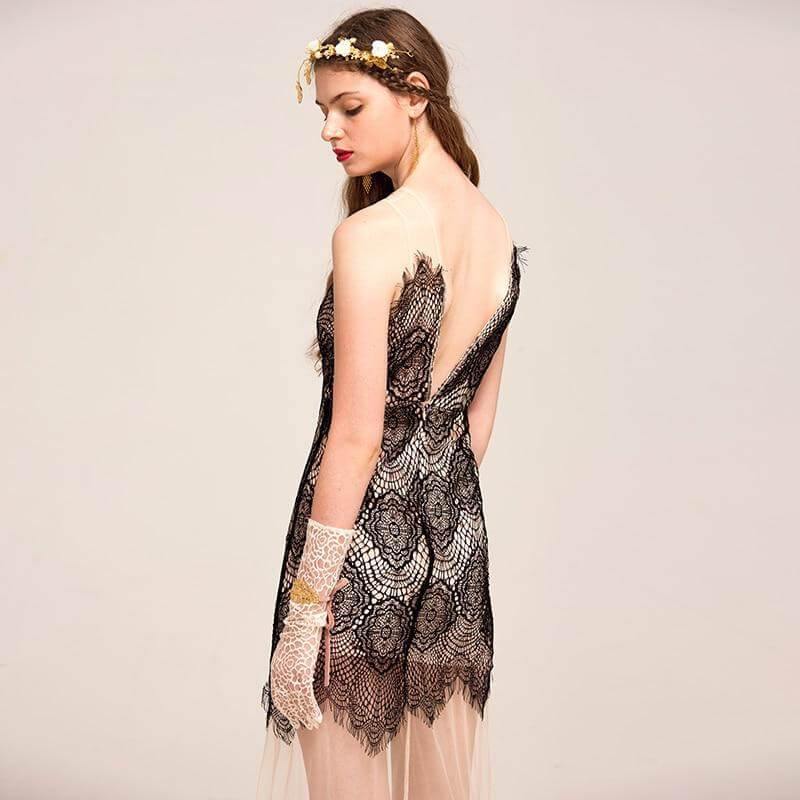 V-neck Sexy Hollow Out Dress - Image 8