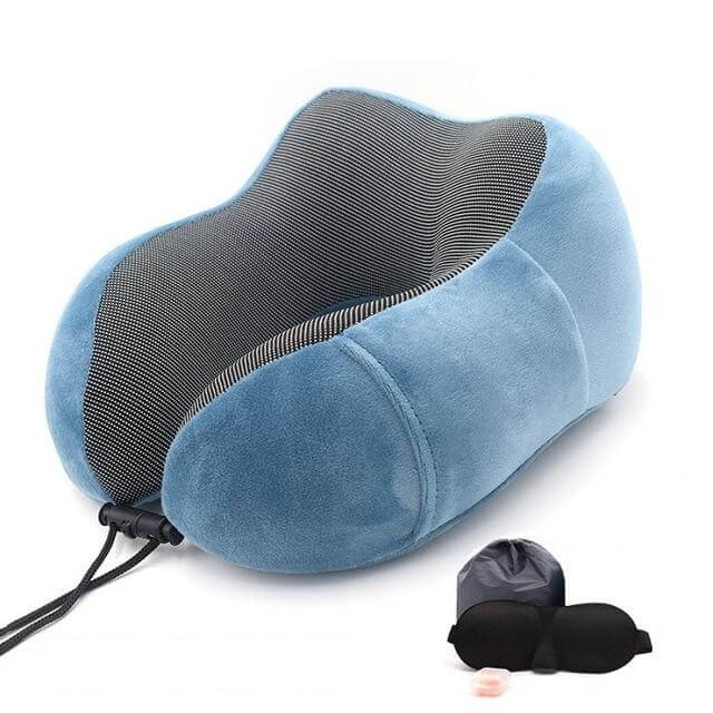 Shaped Soft Memory Foam Neck Pillow - Image 17