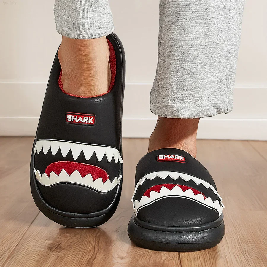 Shark Cozy Warm Soft Slippers - Image 2